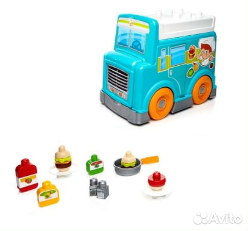 Набор Mega Bloks Продуктовый фургон кухня