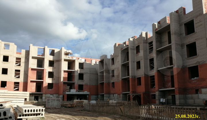 2-к. квартира, 59,6 м², 6/9 эт.