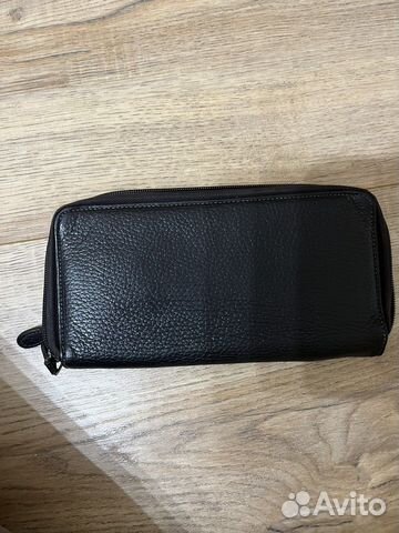 Мужской портмоне,коричневый,натуральная кожа