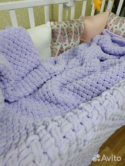 Плед ручной работы