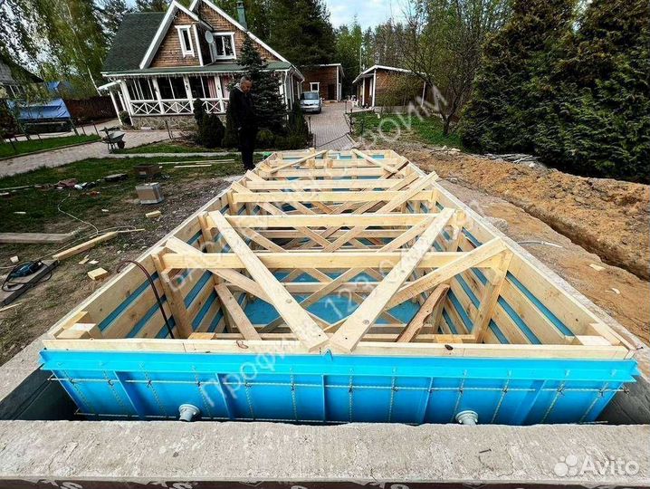 Чаша для бассейна 5,7х2,8 пвх