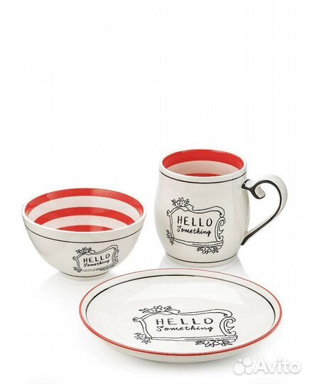 Кружка тарелка и чаша