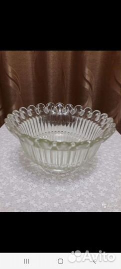 Хрустальная ваза, посуда стекло и тд