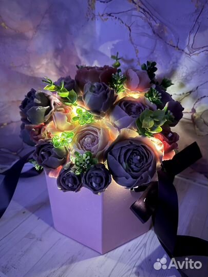 Букет из восковых свечей