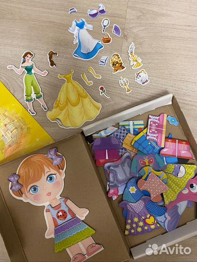 Магнитные куклы одевашки одежда красавица