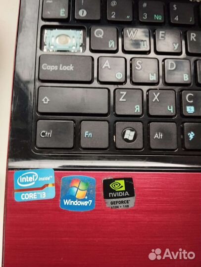 Ноутбук на запчасти asus aspire V