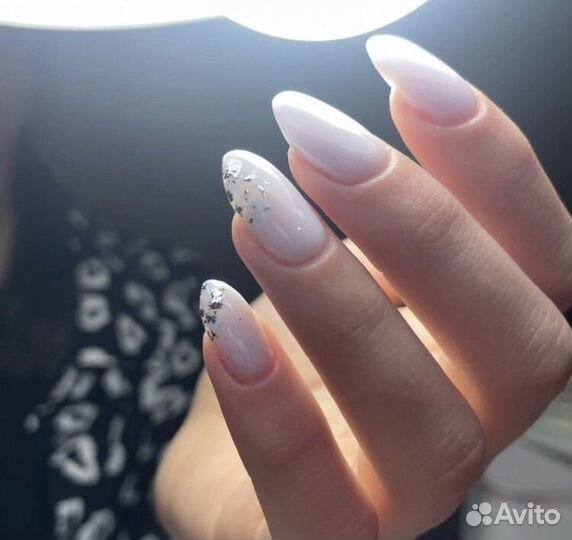 Маникюр коррекция наращивание ногтей