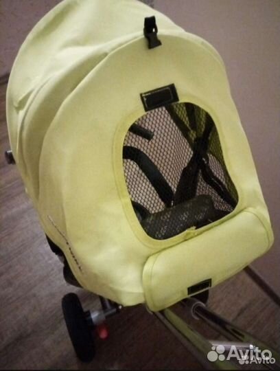 Детский трехколесный велосипед-коляска