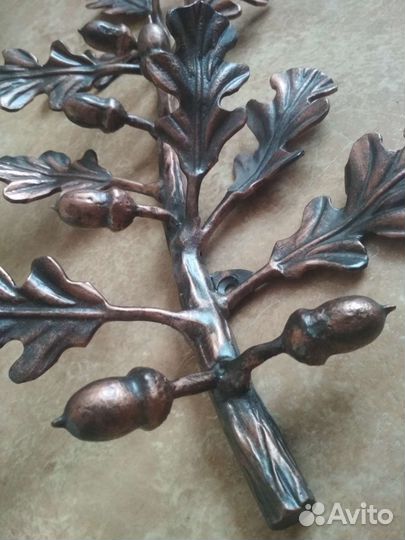 Вешалка для одежды настенная (ковка) комплект