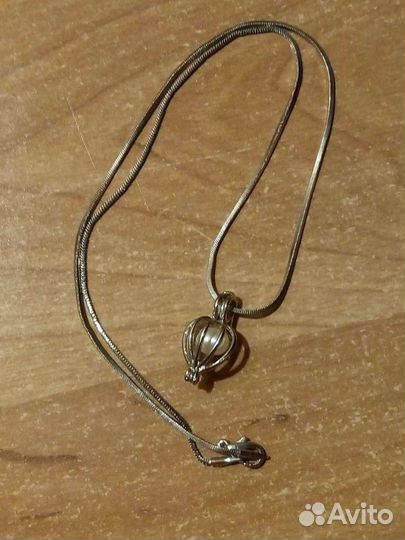 Кулон подвеска с жемчугом