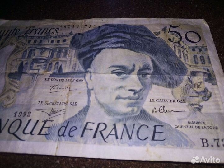 Банкнота Франции