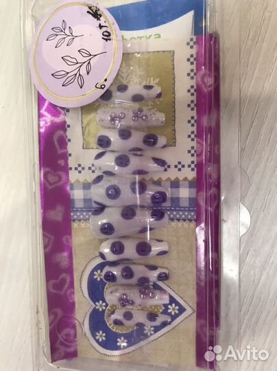 Накладные ногти (без клея)