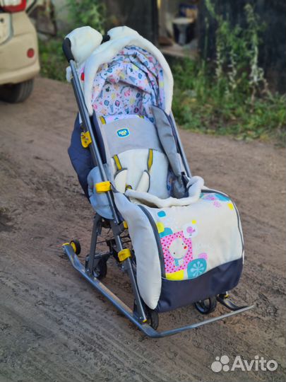 Коляска санки