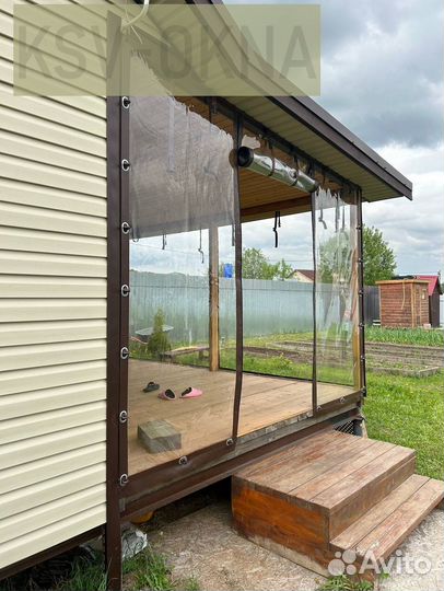 Мягкие окна на беседку