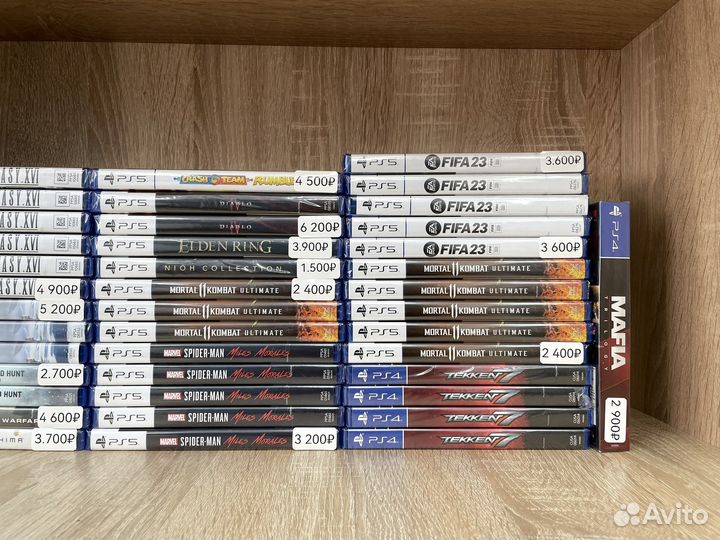 Диски PS4/PS5 Fifa 23 UFC 4 MK 11