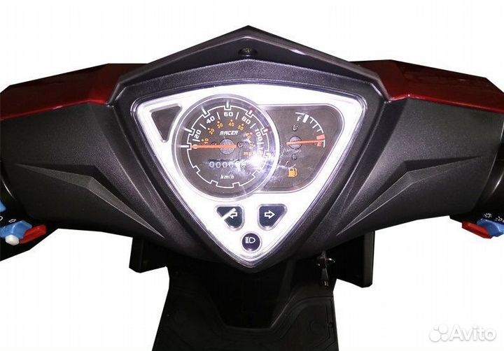 Мопед racer rc50qt-6F flame (RED)