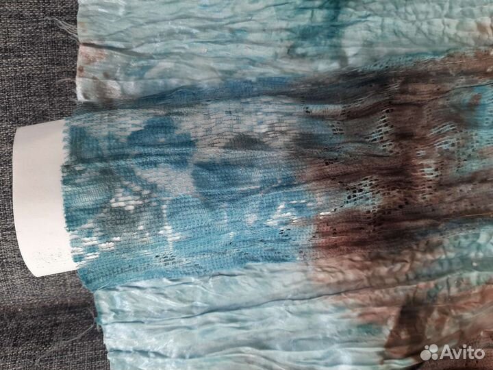 Ткань-лен, шелк- жатка
