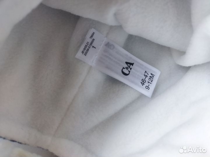 Шапка детская C&A, 9-12 месяцев