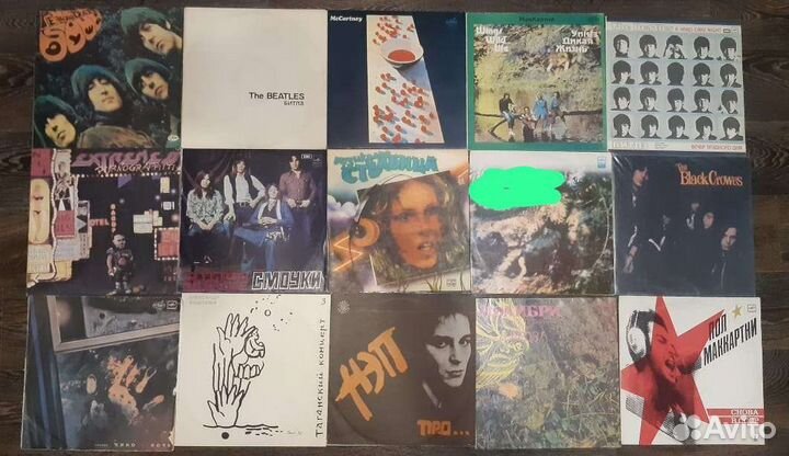 Винил зарубежный, русский рок Beatles и другое