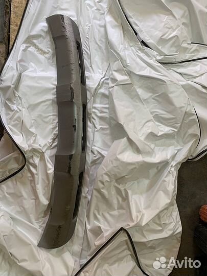 Накладка на передний бампер kia rio x-line