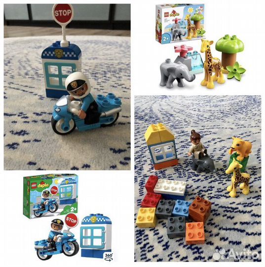 Конструктор lego duplo разные