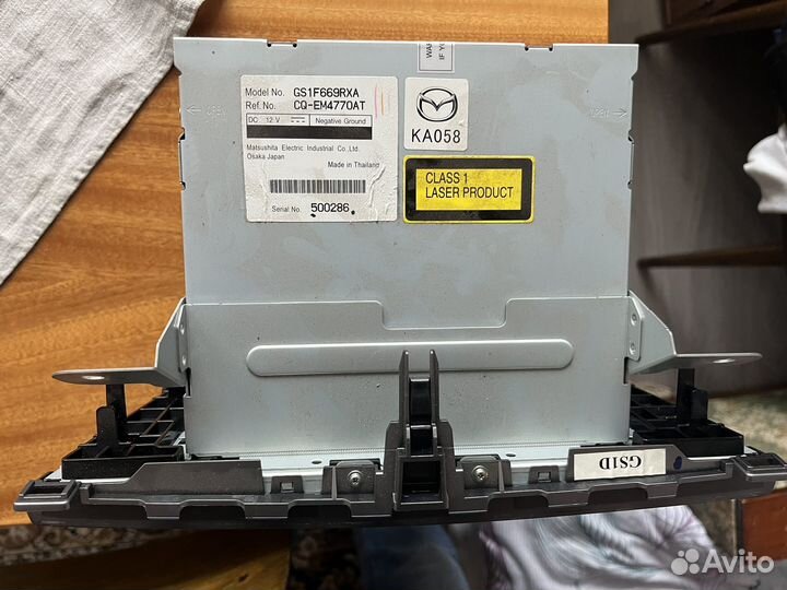 Штатная магнитола Mazda 6 gh bose