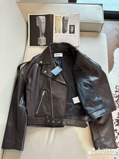 Кожаная куртка Saint Laurent Оригинал