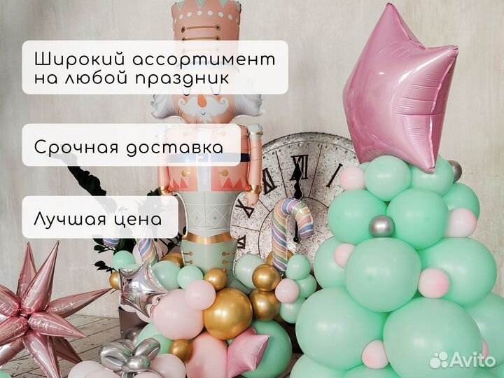 Воздушные шары, гелиевые шары с доставкой 24/7