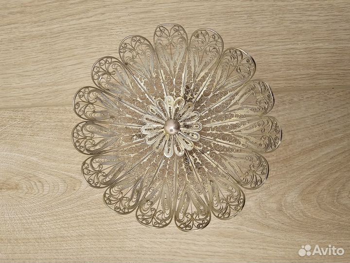 Конфетница филигрань (мельхиор) СССР