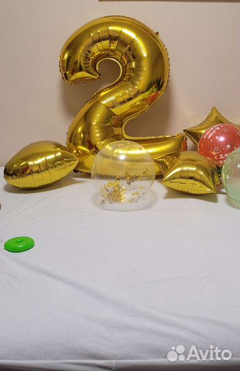 Фольгированные шары цифра