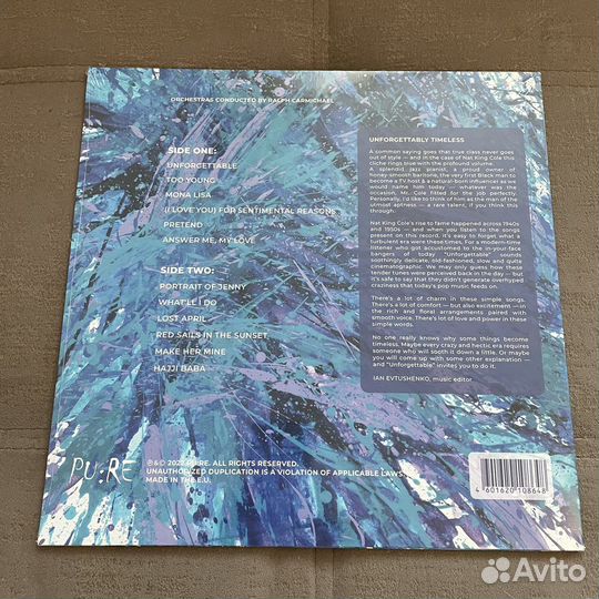 Nat King Cole SS - Unforgettable EU