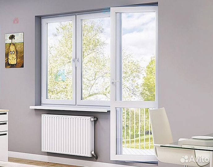 Дверь балконная пластиковая