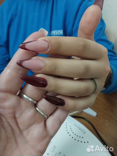 Наращивание ногтей на дому