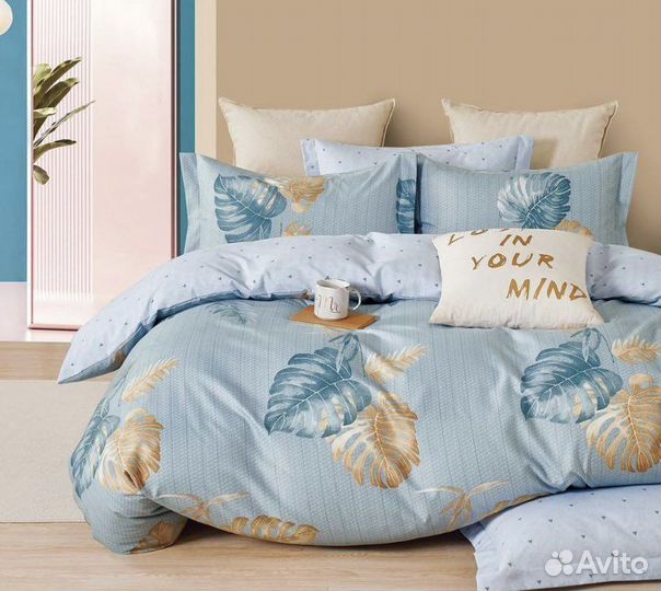 Постельное белье сатин евро boris