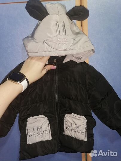 Куртка детская весна на мальчика 86