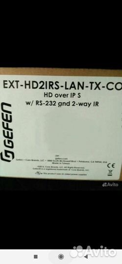 Коммутатор Gefen EXT-hd2irs-LAN-TX