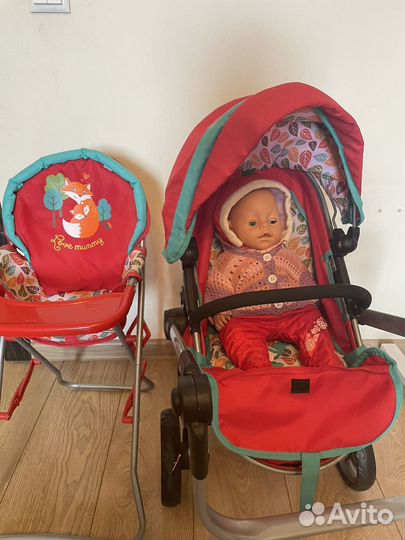 Коляска и столик для кормления Demi star