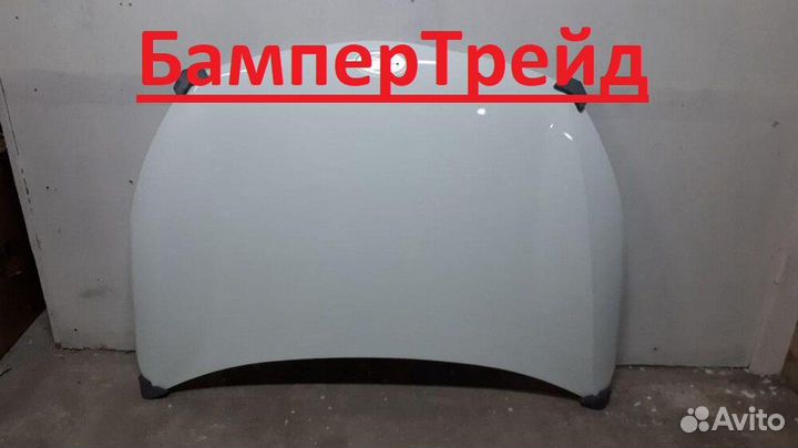 Крашеный капот Киа Рио 3 2011-17г. Белый PGY