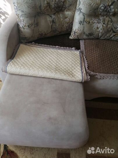 Комплект накидок на угловой диван