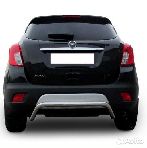 Защита заднего бампера Opel mokka (2013)