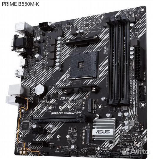 Материнская плата Asus prime B550M-K mATX AMD AM4
