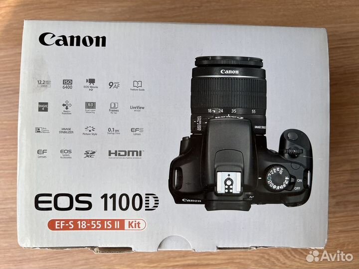 Зеркальный фотоаппарат canon eos 1100D