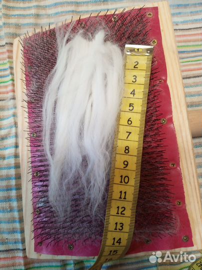 Пух кролика немецкой ангоры