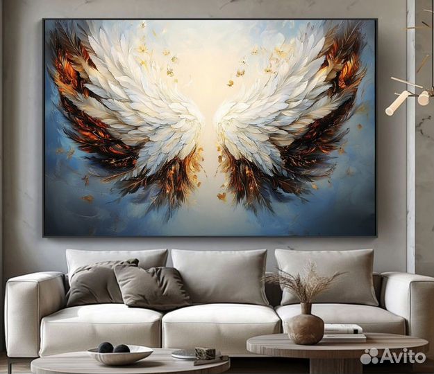 Карина маслом на холсте свет ангела Ручная работа