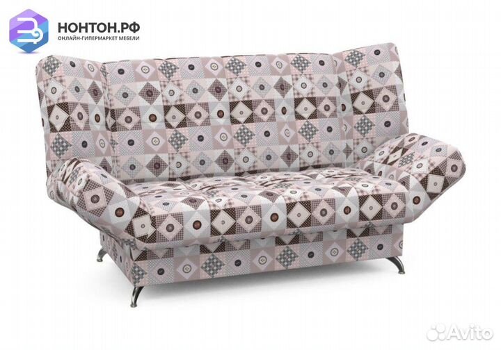 Диван клик-кляк Палермо с принтом ромбы