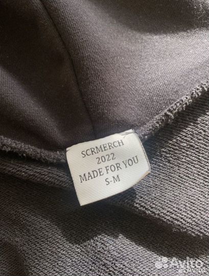Зип худи scr merch