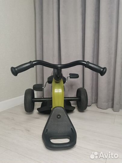 Велосипед детский трехколесный складной с ручкой