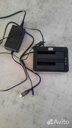 Докстанция для 2 hdd 2.5/3.5