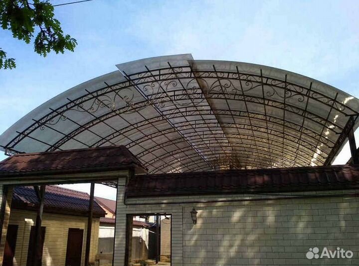 Навес кованный в рассрочку