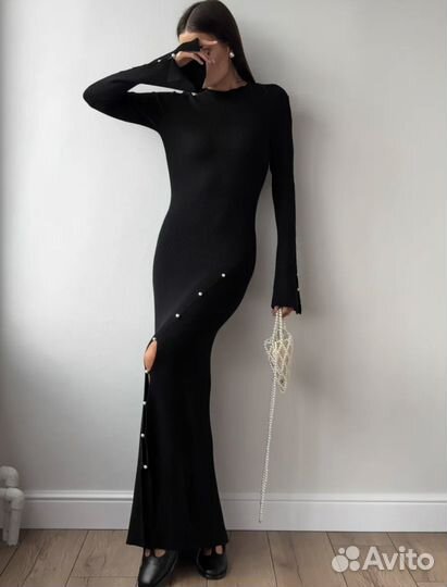 Платье трикотажное